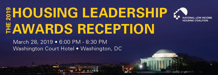 2019 NLIHC Housing Leadership Awards Reception