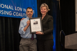 Dr. Mitchel Katz and NAEH President and CEO Nan Roman